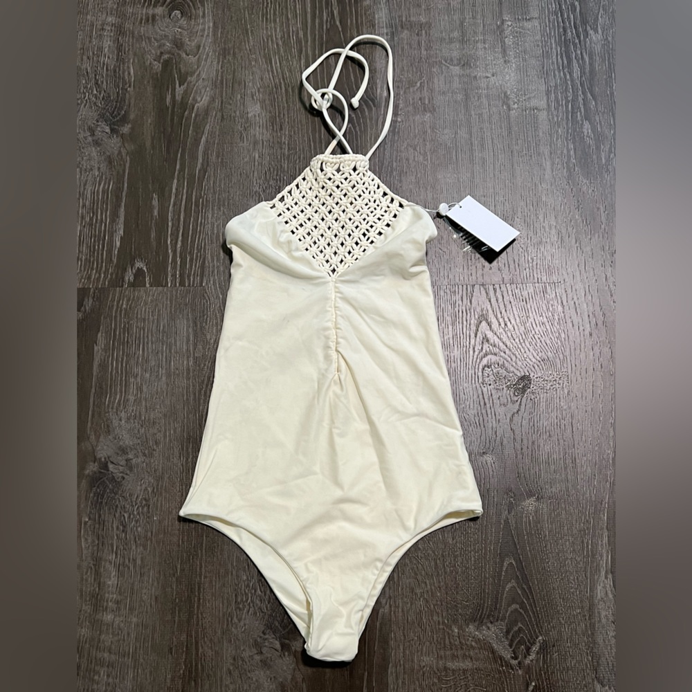 MIKOH****White One-Piece Swimsuit***Medium $358
